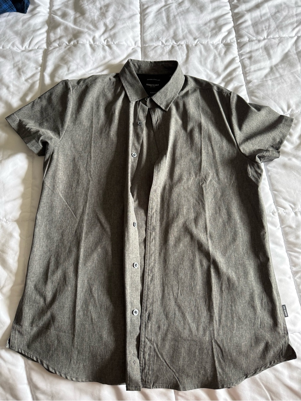 Kenneth Cole Short-Sleeve Button-Down Shirt